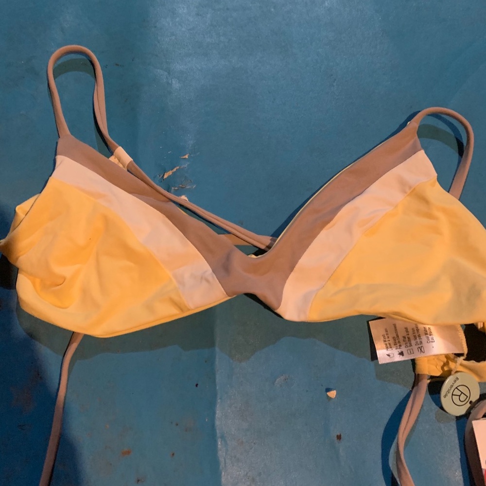 LSPACE BIKINI TOP 💛🤎💛